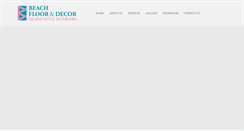 Desktop Screenshot of beachfloordecor.com
